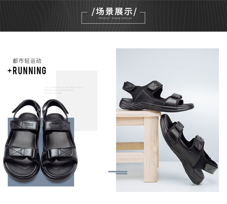Playboy sandal nam 2018 hè mới giày nam đế xuồng thoáng khí phiên bản Hàn Quốc của xu hướng sandal cá tính shop giày