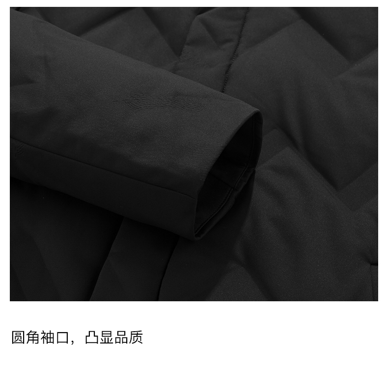 STAVA斯得雅 男士加厚中长款立领羽绒服 90%含绒量 图12