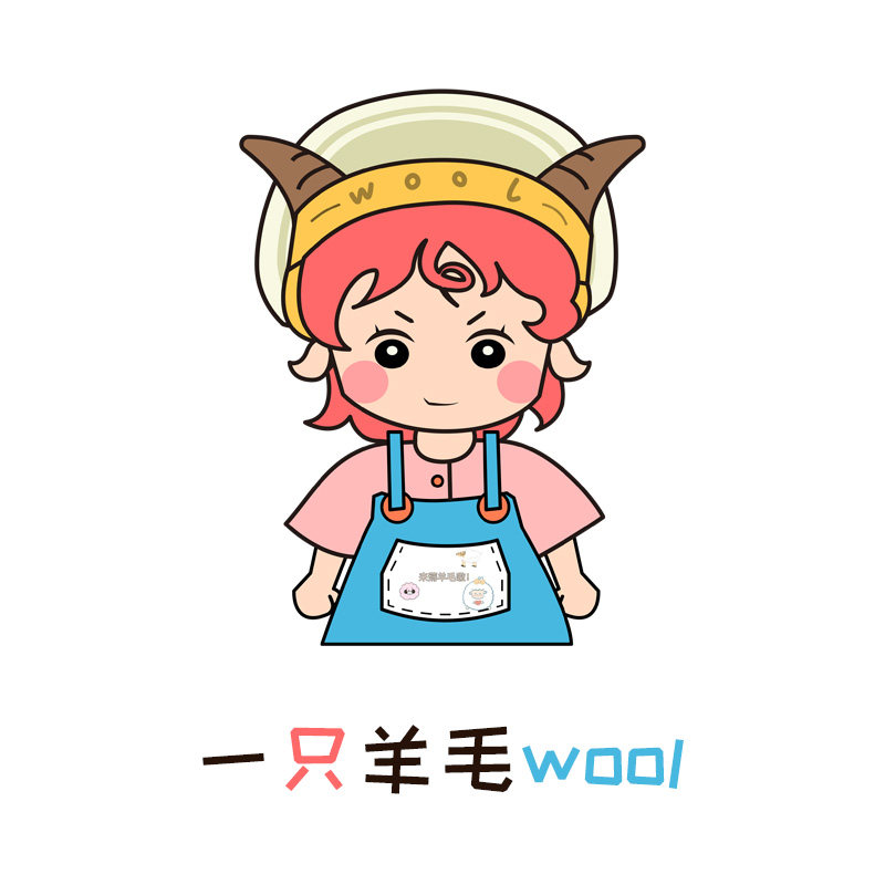一只羊毛wool的LOGO