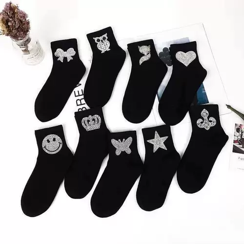 Новые носки Douyin net Red Nops с низким содержанием столового стола все хлопковые женски