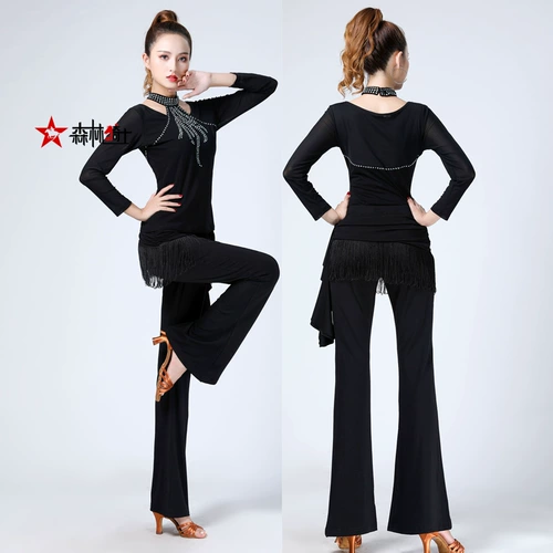 Новая одежда Gittaba, без аквариумная танцевальная одежда, женский латинский танец Liu, Diamond Dance Clothing