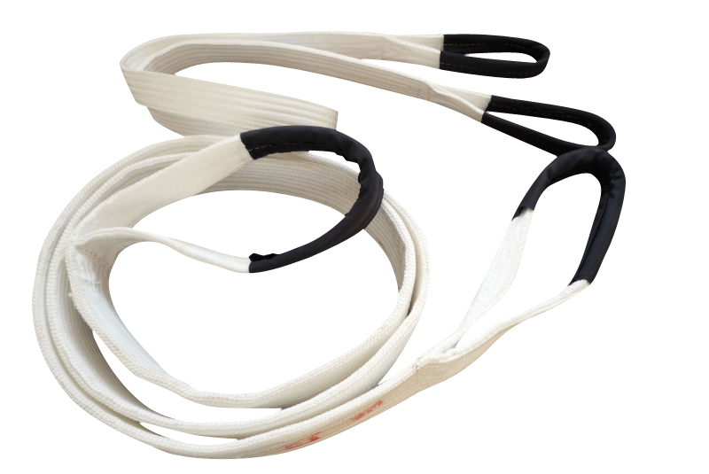 3 ton 3 ton -5 ton 3 m 6 m 6 m 8 m white flat hanger with wrapping thickened double-ring shaped industrial lifting harness