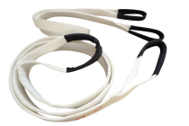3 tons-5 tons 3 meters 6 meters 8 meters white flat lifting belt edging thickened double buckle ring-shaped industrial lifting sling