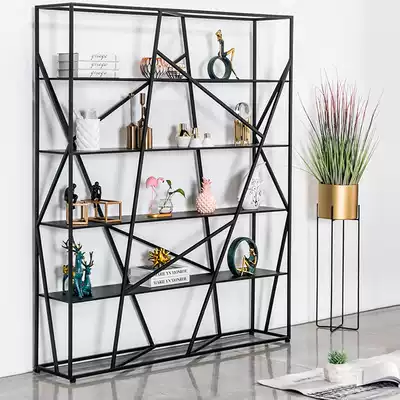 Nordic wrought iron creative display rack Shop partition shelf Bridal headdress shelf Store shop product display rack