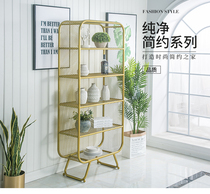 Nordic office Wrought iron multi-layer display rack Net red leisure bar restaurant shoe store Product creative display display rack