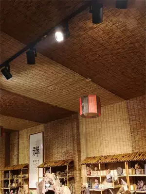 Reed curtain roller curtain wall decoration straw restaurant hanging ceiling big roll Zen shade shade Grass Curtain retro Leisure Farm