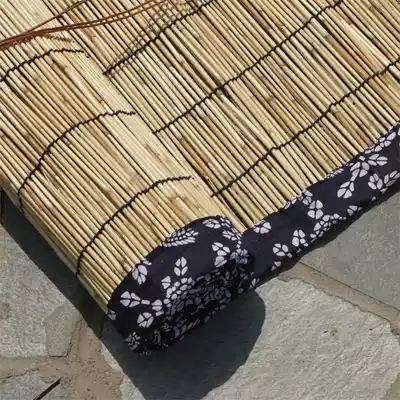 Reed curtain retro sunshade grass curtain shading grass curtain Bed and breakfast decoration edging primary color bamboo curtain Reed curtain roller curtain