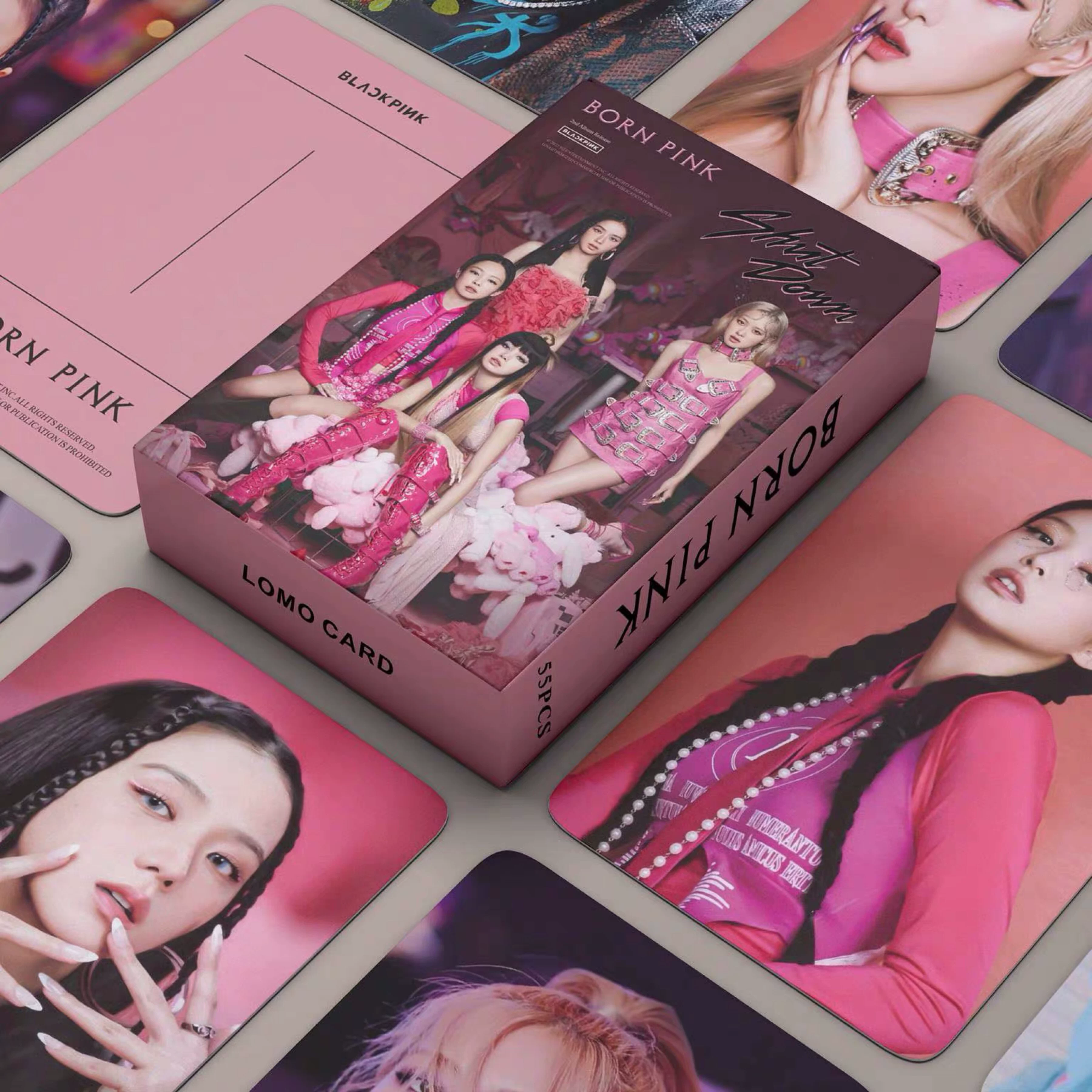 BLACKPINK55 Зханг Фан чернильная BP карта альбом ЛОМО Карта перформанса Лиза открытка Роза периферия