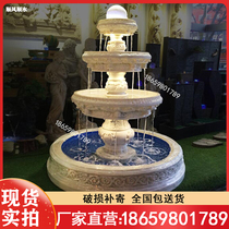 Fountain Outdoor Patio Water System Garden Water Flow Instrumental Landscape Fish Pond Large Floor Eurostyle Feng Shui Ball Villa