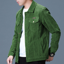 Corduroy coat mens vintage lazy autumn winter lantern velvet velvet velvet leash autumn clothes overcoat jacket