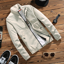 Autumn coat men Spring and Autumn wear business casual jackets men trend handsome autumn clothes middle-aged dad
