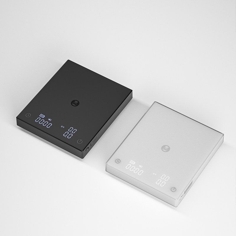 Taimo Black Mirror Basic2 Coffee Electronic Scale, Specialized for Italian Hand-Brewed Coffee, Coffee Bean Weighing and Timing Device