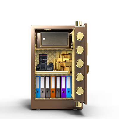 全钢小型保险箱60cm家用指纹保险柜