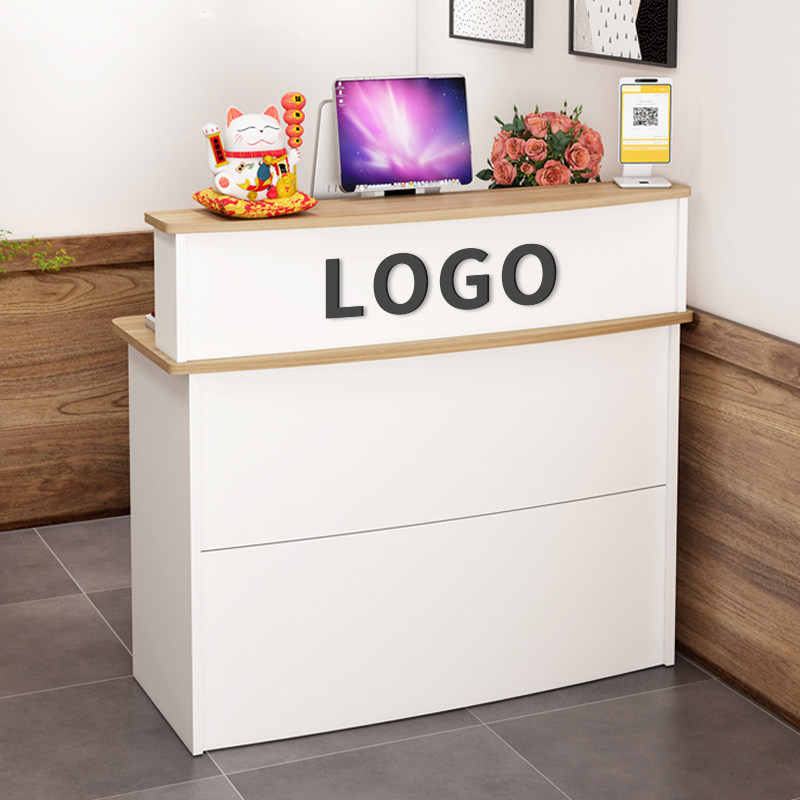 Cashier counter counter modern minimalist small clothing store beauty salon bar table commercial store front desk reception desk