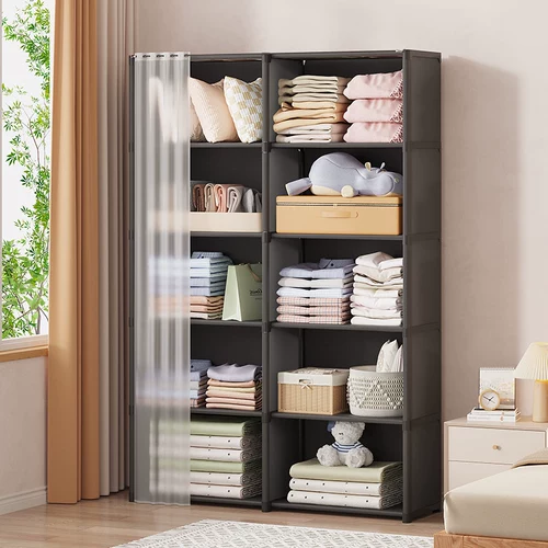 Простой гардероб домашний кровать аренда комнаты Дом сборочный шкаф для шкаф