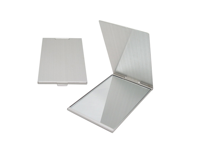 Manufacturers supply: aluminum color cosmetic mirror cosmetic mirror portable mirror simple mirror 80*50*3