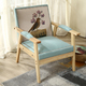 Đơn giản phòng khách đồ nội thất ghế sofa khu vực nghỉ ngơi hộp chân tắm shop nhỏ sofa vải sofa phòng khách sạn - FnB Furniture