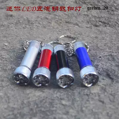 5LED mini white light small flashlight Household AG13 gift mini keychain portable flashlight custom LOGO
