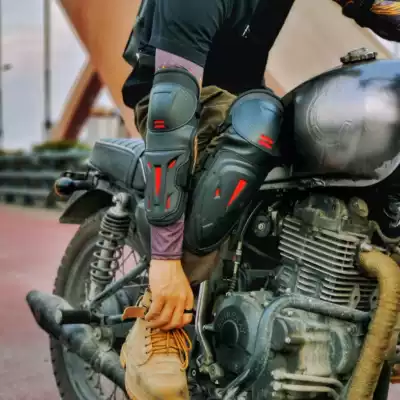 MR MOTOR summer motorcycle knee pads and elbow pads four-piece men's riding equipment knight anti-fall protective gear full set