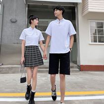 Class clothes High School students Xia ancient style campus dress Republic of China personality custom Chinese elements literary graduation set three retro