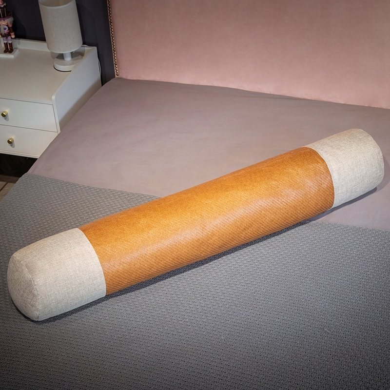 Bamboo Lady's Pillow Sleeping Clip Leg Pillow Cool and other Body Pillow Linen Cylindrical Pillow Super Soft Comfortable Removable Washable