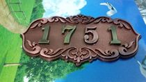 Hotel building household suite room ABS plastic house number any number fixed