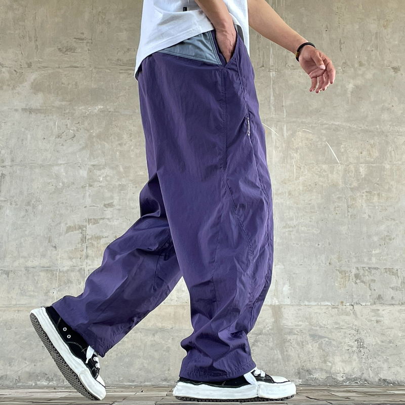 Summer Outdoor Functional Quick-Drying Breathable Paratrooper Pants for Men and Women, Sports Street Dance Loose Fit Three-Dimensional Cut Casual Long Pants Trendy