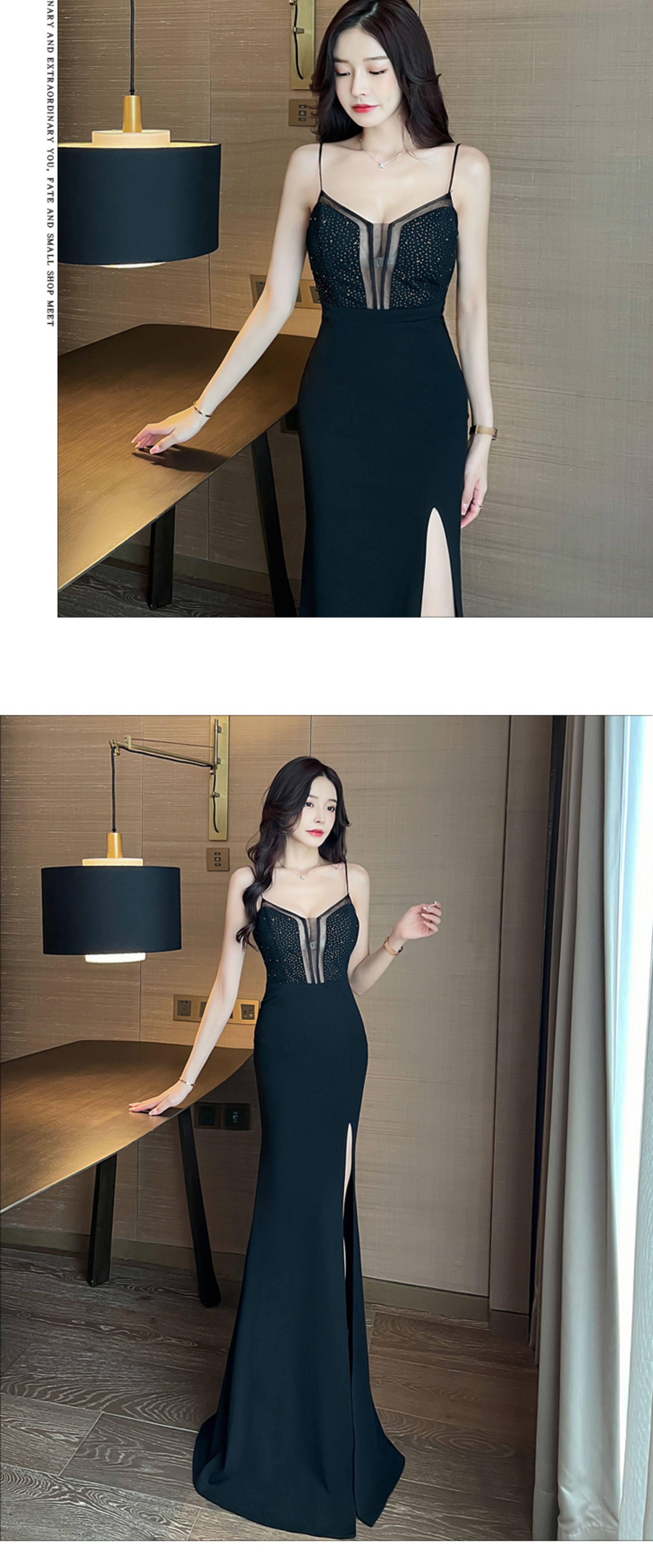 Сексуальная весенняя длинная юбка, вечернее платье, V-образный вырез, облегающий крой    