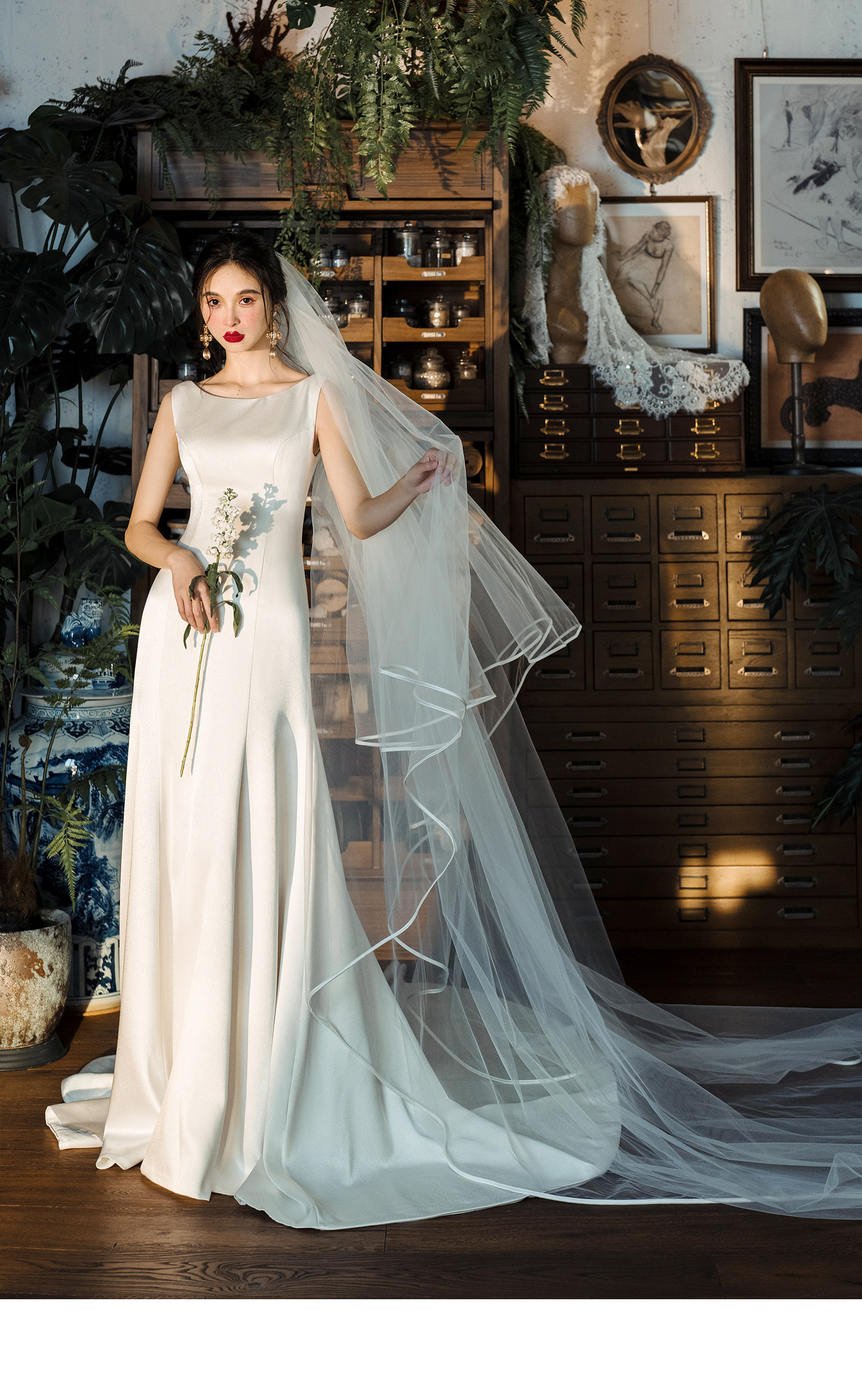 Элегантное белое свадебное платье для невесты, длинная юбка, французский стиль, крой «рыбий хвост», с открытой спиной, открытые плечи 