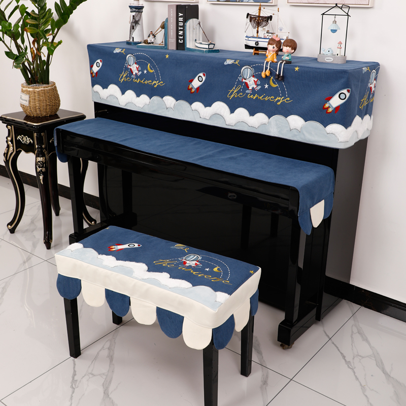 Boy Piano Hood Anti Dust Semi-Hood Modern Brief Jochen Geb Superior Sense Children Cartoon Full Hood Nordic Piano Sleeve
