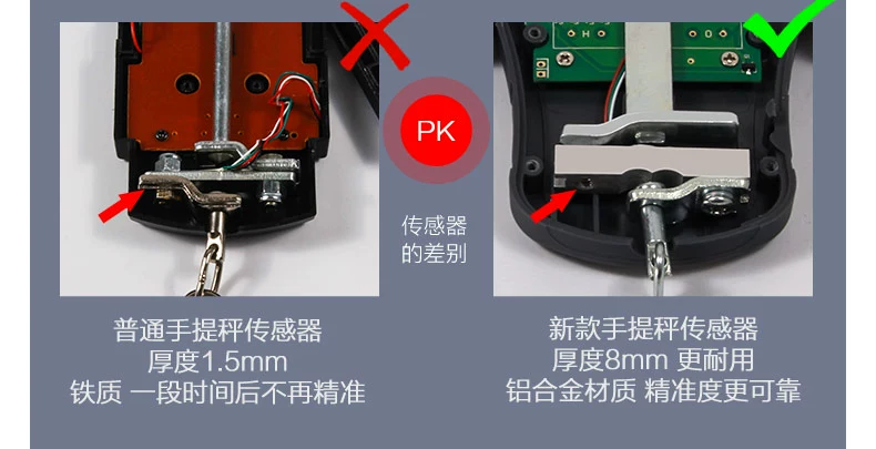 Kunhong DG-50 dày 50kg cân hậu cần cân điện tử cầm tay cân lò xo thể hiện cân hành lý cân mua sắm tạp hóa