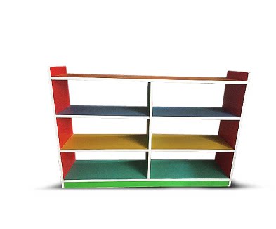 Kindergarten School Bag Cabinet Children Containing Cabinet Toy Shoes Cabinet Miscellaneous Cabinets Wood Toy Shelf Storage Cabinet Finishing Bookcase