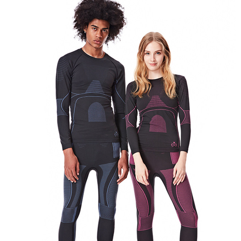 Ski Underwear Suit Outdoor Functional Speed Dry Warm Sports Adults Volleyball Sweatpants Men And Women Lovers