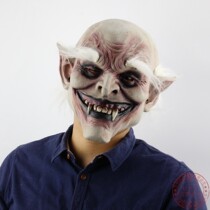 Halloween Horror Latex Ghost Mask Party Mask Ball White Eyebrow Old Demon cosplay Scary Ghost Zombie