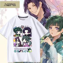 Nin's Cat Medicine House Girl's Whisper Anime Peripheral Short-Sleeve T-Shirt Unisex Summer Two-Dimensional Clothing Top