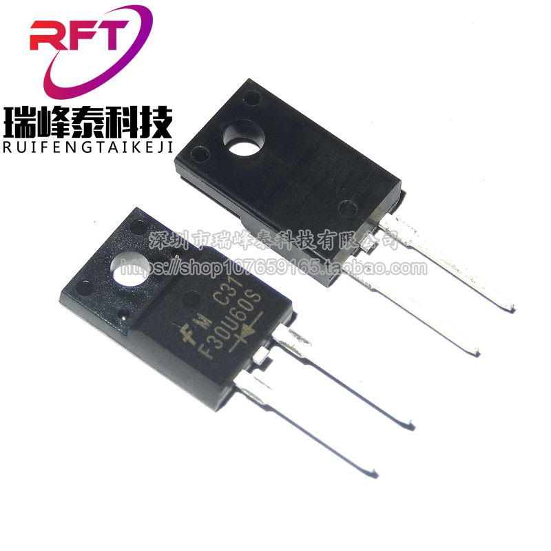 Original installation F30UA60S F30UA60S F30U60ST F30U60S TO-220F-2 TO-220F-2 recovery of the whole flow tube