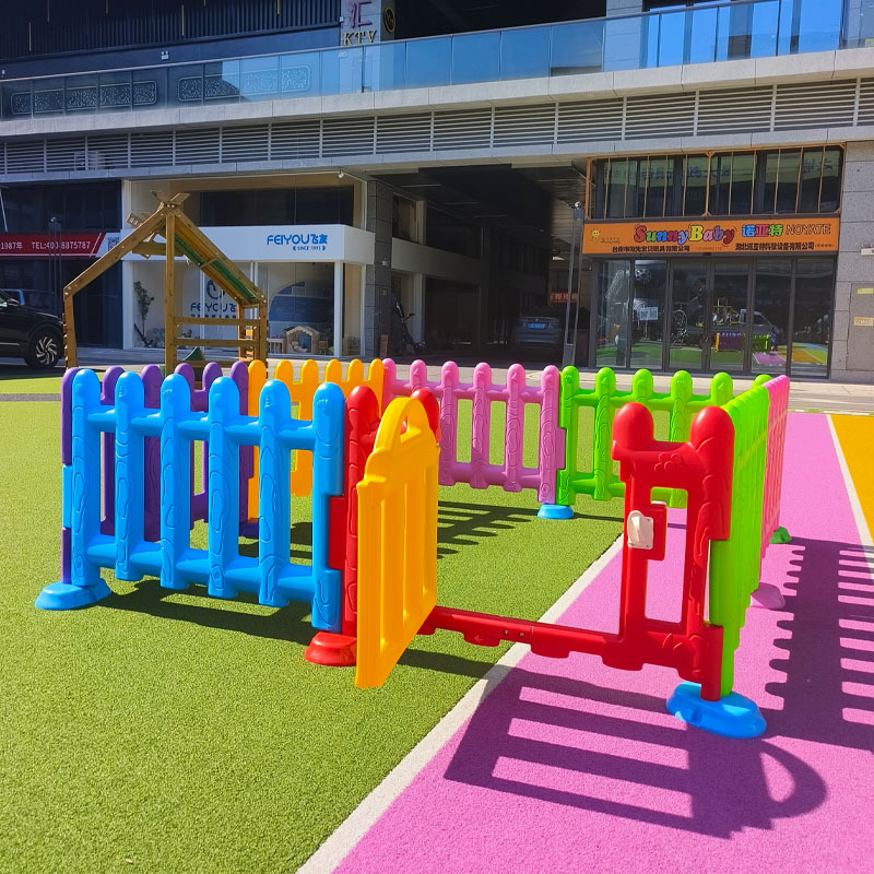 Playground Fence Plastic Barrier Safety Isolation Fence Children's Play Area Indoor Home Garden Outdoor Commercial Guardrail