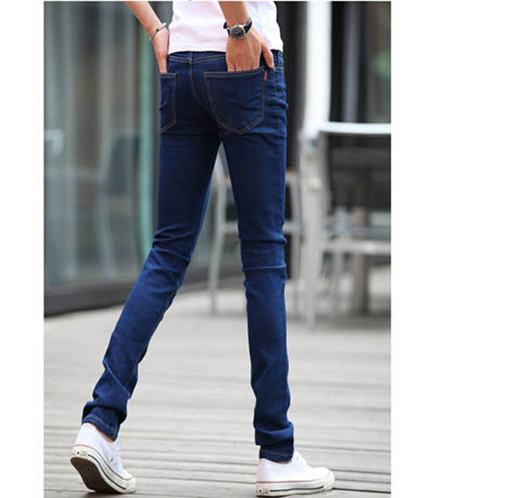 Jeans pour adolescent pieds Slim pour Quatre saisons - Ref 1462631 Image 17
