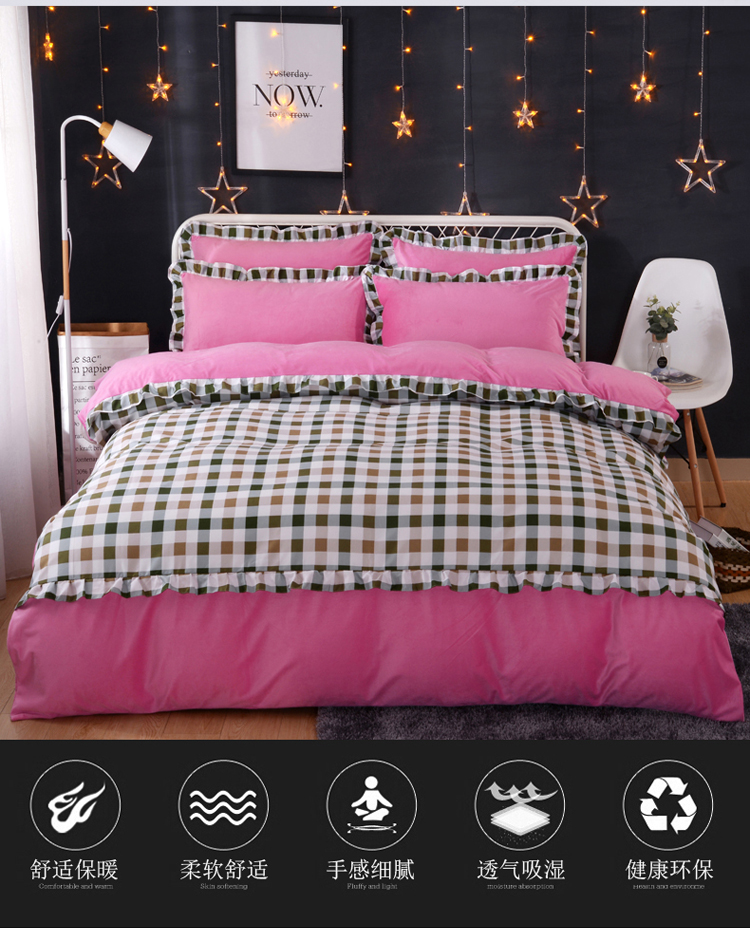 Pha lê chăn đơn mảnh phiên bản Hàn Quốc ab dệt kim cotton dày ấm áp lông cừu san hô flannel 200x230 quilt 7x7 	ruột chăn phao	