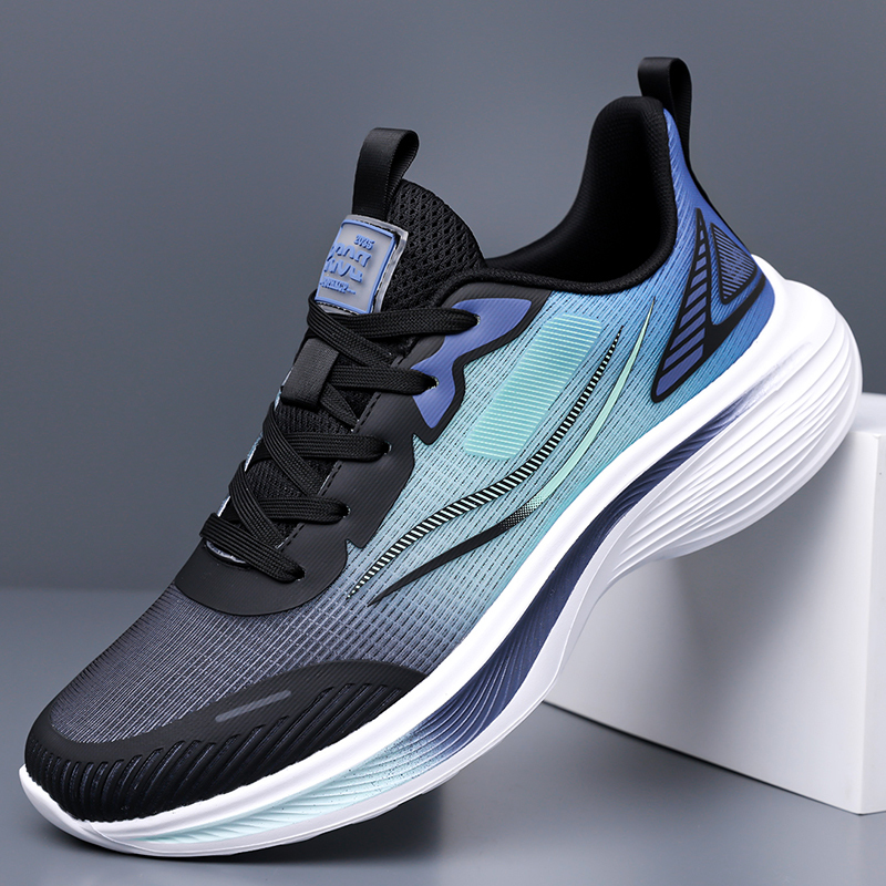 2026 Spring and Summer Sports Shoes for Men, Lightweight Running Shoes, Non-Slip Mesh, Breathable, Soft Sole, Shock-Absorbing Casual Shoes