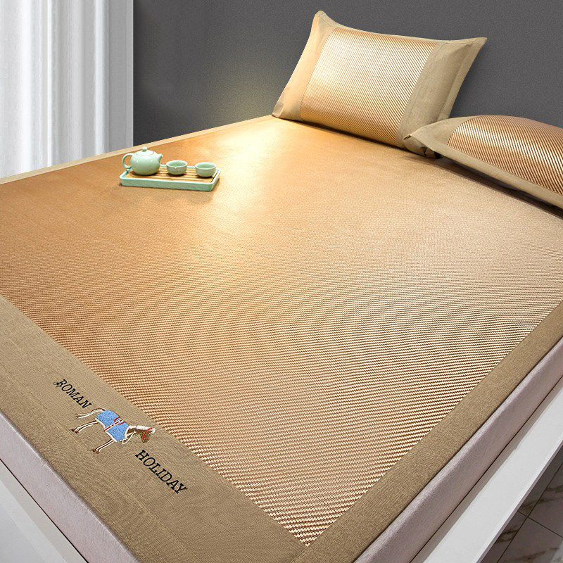 Summer ice silk mat Mat Vine mat Winter Summer Dual-use Rattan Mat Grass Mat washable folding bamboo mat natural pure rattan mat