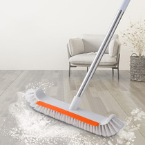 Toilet brush brush bathroom tile floor brush toilet long handle dead angle hard brush scrape as one cleaning brush