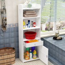 Bathroom rack toilet side cabinet storage toilet sink washing table storage cabinet floor supplies rack