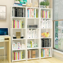 Living room bookshelf shelf study bedroom storage rack childrens bookshelf simple storage rack bookcase white multi-storey shelf