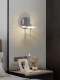 Bedroom crystal wall lamp Italian light luxury art star bedside lamp modern minimalist Bauhaus living room background wall lamp