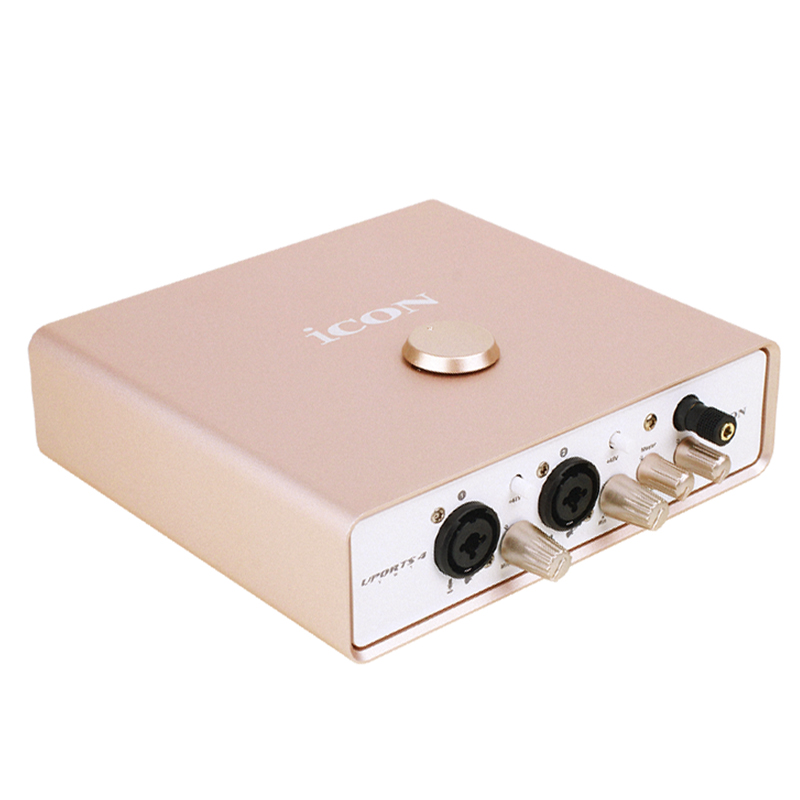 Купить Звуковая карта 艾肯icon uports 4外置声卡套装电脑手机喊麦直播主播k歌设备 в интернет ...