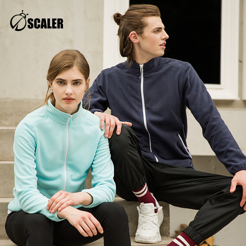 Thékéle Outdoor Grip Suede Clothing Display Slim male and female cardiovert Sports jacket thickened warm and breathable blouse F5200513