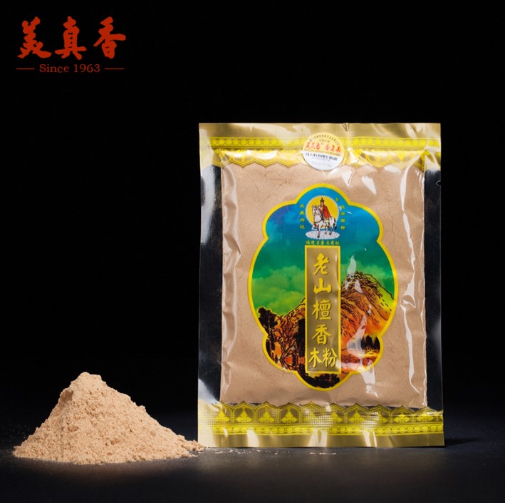 Beauty Genuine Aroma Three Collections Natural Old Mountain Sandalwood Powder 150 gr pure wood powder Indoor fragrant powder bedroom with incense Smoked incense Smog-Taobao