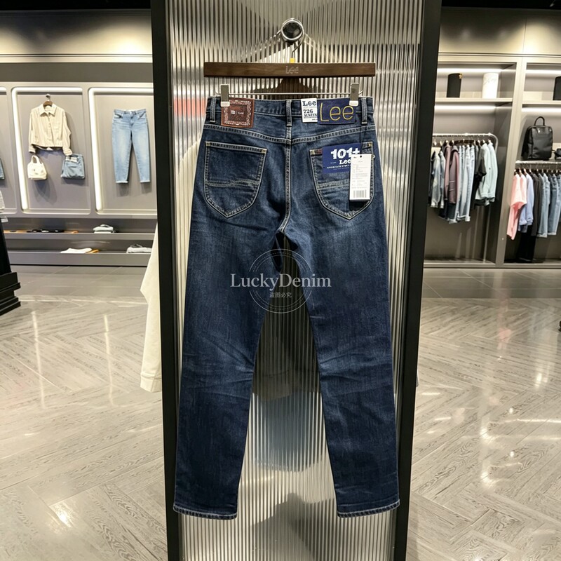 Lee Blue Long Pants 726 Men's Mid-Waist Standard Straight Jeans Lmb1007263Xa00F-A01789 Lee Blue Long Pants 726 Men's Mid-Waist Standard Straight Jeans Lmb1007263Xa00F-A01789