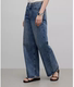 Wangzha Denim Xinjiang Long-Staple Cotton Vintage Washed Wide-Leg Jeans for Women, Versatile, Comfortable, and High-End Feel